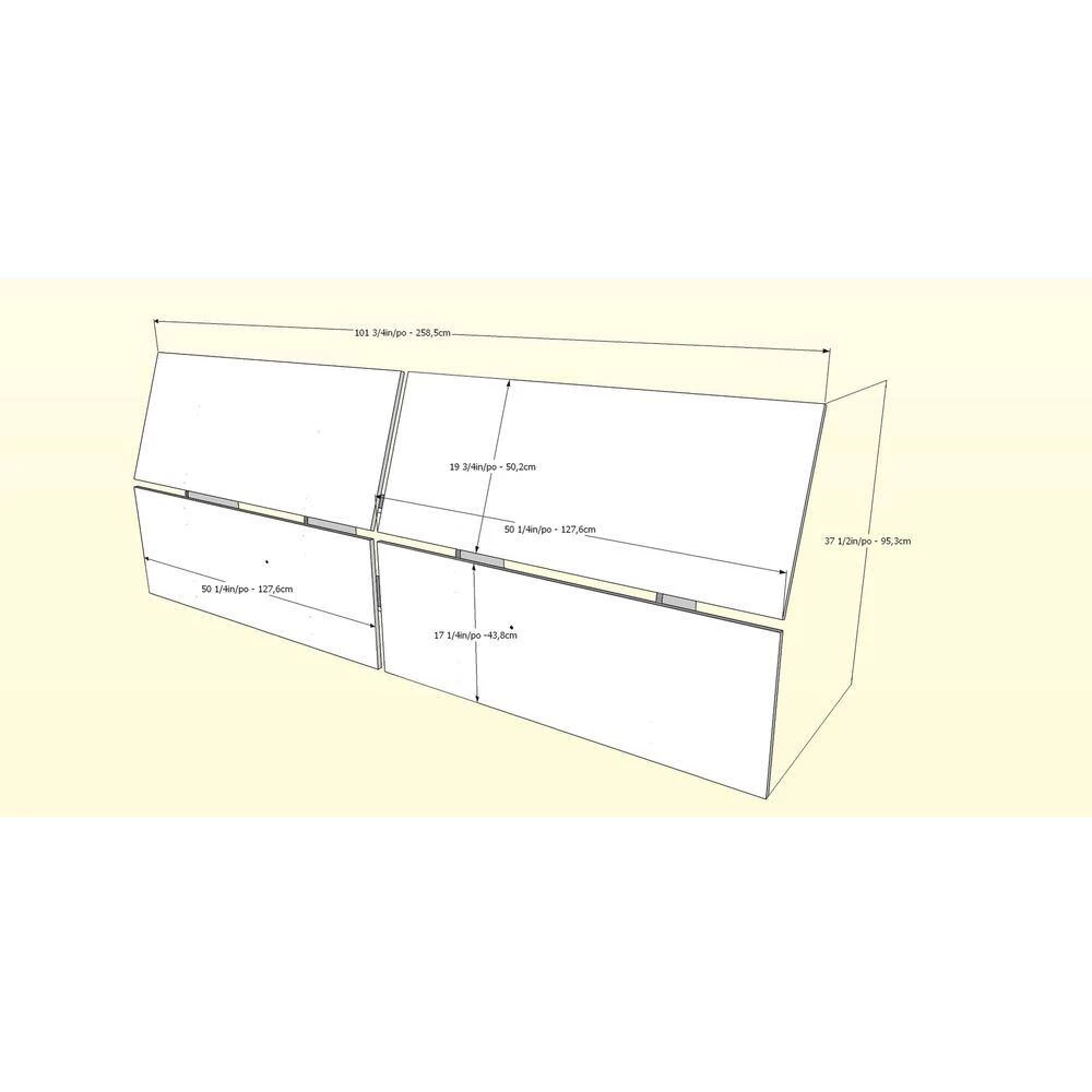 Scenario 81.75 in. W Bark Grey Laminate & White Melamine Queen Size Wood Frame Platform Bed with 3 Drawers and Headboard by Nexera 7 Scenario 81.75 in. W Bark Grey Laminate & White Melamine Queen Size Wood Frame Platform Bed with 3 Drawers and Headboard by Nexera - Image 5