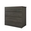 4-Drawer Bark Grey Dresser (31 in. x 31.75 in. x 18.75 in.) by Nexera