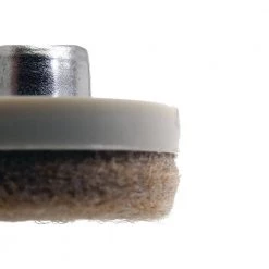 Assorted Beige Round Felt Nail-On Furniture Glides for Floor Protection (8-Pack) by Shepherd -Nexera Sales Store beige cream shepherd furniture accessories 9936hs 66 1000