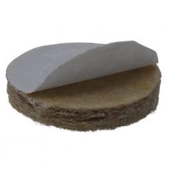 1 in. Beige Round Felt Heavy Duty Self-Adhesive Furniture Pads (48-Pack) by Shepherd -Nexera Sales Store beige cream shepherd furniture accessories 9972 44 1000