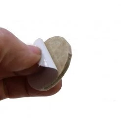 1-1/2 in. Beige Round Felt Heavy Duty Self-Adhesive Furniture Pads (24-Pack) by Shepherd -Nexera Sales Store beige cream shepherd furniture accessories 9976 66 1000