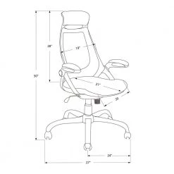 Black High Back Executive Office Chair by Monarch Specialties -Nexera Sales Store black monarch specialties ergonomic chairs i 7268 31 1000