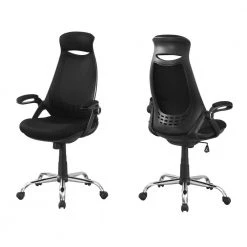 Black High Back Executive Office Chair by Monarch Specialties
