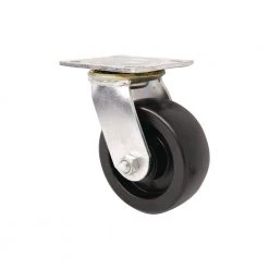 5 in. Black Polypropylene and Steel Swivel Plate Caster with 500 lb. Load Rating by Shepherd -Nexera Sales Store blacks shepherd casters 9388 1f 1000