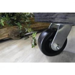 5 in. Black Polypropylene and Steel Swivel Plate Caster with 500 lb. Load Rating by Shepherd -Nexera Sales Store blacks shepherd casters 9388 40 1000