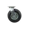 8 in. Black Rubber and Steel Pneumatic Swivel Plate Caster with 220 lb. Load Rating by Shepherd -Nexera Sales Store blacks shepherd casters 9794 64 1000