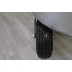 10 in. Black Rubber and Steel Pneumatic Swivel Plate Caster with 350 lb. Load Rating by Shepherd -Nexera Sales Store blacks shepherd casters 9796 40 1000