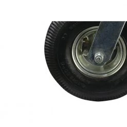 10 in. Black Rubber and Steel Pneumatic Swivel Plate Caster with 350 lb. Load Rating by Shepherd -Nexera Sales Store blacks shepherd casters 9796 44 1000