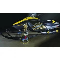 2.37 in. Black Rubber and Blue Powder-Coated Steel Snowmobile Dolly 3-Piece Set with 1000 lb. Load Rating by Shepherd -Nexera Sales Store blues shepherd casters 9298e 66 1000