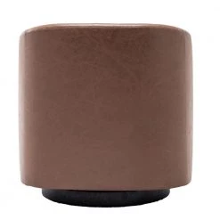 Brown Faux Leather Barrel Swivel Chair by ELUXURY 10 Brown Faux Leather Barrel Swivel Chair by ELUXURY -Nexera Sales Store brown faux leather eluxury accent chairs hac023 fl01 ch 66 1000