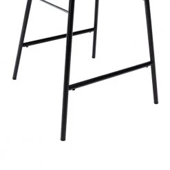 24.2 in. Seat Height Brown Faux Leather Modern Counter Stool with Horizontal Channel Tufting by ELUXURY 13 24.2 in. Seat Height Brown Faux Leather Modern Counter Stool with Horizontal Channel Tufting by ELUXURY -Nexera Sales Store brown faux leather eluxury bar stools hcs004 fl15 ch 1d 1000