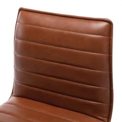 Brown Faux Leather Modern Dining Chair with Horizontal Channeling by ELUXURY 11 Brown Faux Leather Modern Dining Chair with Horizontal Channeling by ELUXURY -Nexera Sales Store brown faux leather eluxury dining chairs hdc004 fl15 ch c3 1000