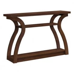 Home Entryway Stylish 47" Long Wood Look Accent Table, Dark by Monarch Specialties