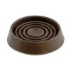 1-1/2 in. Brown Round Smooth Rubber Floor Protector Furniture Cups for Carpet & Hard Floors (4-Pack) by Shepherd -Nexera Sales Store browns tans shepherd furniture accessories 89075 64 1000