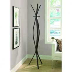 Cappuccino 3-Hook Coat Rack by Monarch Specialties