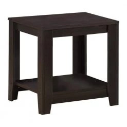 3-Piece 42 in. Cappuccino Large Rectangle Wood Coffee Table Set with Shelf by Monarch Specialties -Nexera Sales Store cappuccino monarch specialties coffee tables hd7990p 76 1000