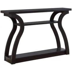 47 in. Long Cappuccino Hall Console Accent Table by Monarch Specialties