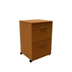 Essentials Cappuccino Filing Cabinet with 2 Drawers by Nexera