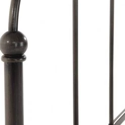 Affinity California King Charcoal Metal Spindle Open Face Headboard by ELUXURY -Nexera Sales Store charcoal eluxury headboards affinityhbdck 40 1000