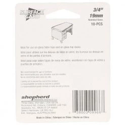 3/4 in. Clear Soft Rubber Like Plastic Non-Adhesive Round Bumpers for Glass Surfaces (10-Pack) by Shepherd -Nexera Sales Store clear shepherd furniture accessories 9966 1d 1000