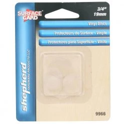 3/4 in. Clear Soft Rubber Like Plastic Non-Adhesive Round Bumpers for Glass Surfaces (10-Pack) by Shepherd -Nexera Sales Store clear shepherd furniture accessories 9966 a0 1000