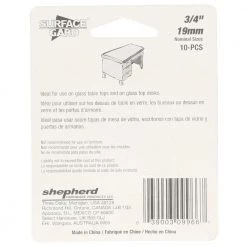 3/4 in. Clear Soft Rubber Like Plastic Non-Adhesive Round Bumpers for Glass Surfaces (10-Pack) by Shepherd -Nexera Sales Store clear shepherd furniture accessories 9966 e1 1000