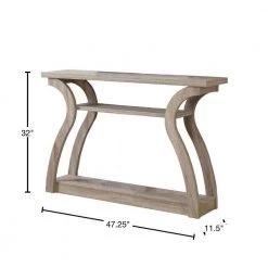 3-Tier 47 in. Wood Dark Taupe Console Accent Table by Monarch Specialties -Nexera Sales Store dark taupe monarch specialties end side tables vm 2446 40 1000