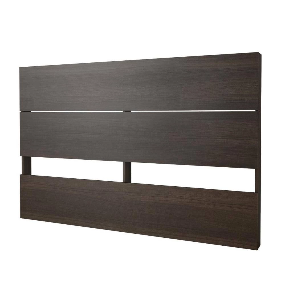 Alaska 81.75 in. W Ebony Laminate Queen Size Wood Frame Platform Bed with 3 Drawers and Headboard Ebony Laminate by Nexera 5 Alaska 81.75 in. W Ebony Laminate Queen Size Wood Frame Platform Bed with 3 Drawers and Headboard Ebony Laminate by Nexera - Image 3