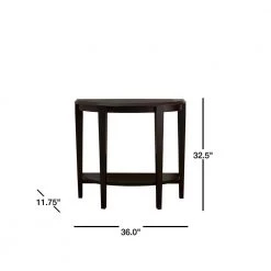 36 in. Cappuccino Standard Half Moon Wood Console Table with Storage by Monarch Specialties 8 36 in. Cappuccino Standard Half Moon Wood Console Table with Storage by Monarch Specialties -Nexera Sales Store espresso monarch specialties console tables i 2450 a0 1000