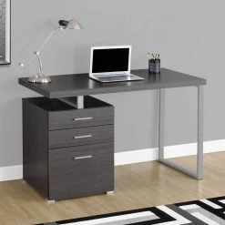 23.75 in. Left/Right Contemporary Office Computer Desk, Gray (2 Pack) by Monarch Specialties -Nexera Sales Store gray monarch specialties computer desks 2 x ms vm7426 31 1000