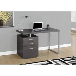 23.75 in. Left/Right Contemporary Office Computer Desk, Gray (2 Pack) by Monarch Specialties -Nexera Sales Store gray monarch specialties computer desks 2 x ms vm7426 4f 1000