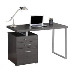 23.75 in. Left/Right Contemporary Office Computer Desk, Gray (2 Pack) by Monarch Specialties -Nexera Sales Store gray monarch specialties computer desks 2 x ms vm7426 c3 1000
