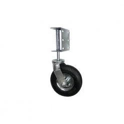 8 in. Black Rubber and Steel Pneumatic Swivel Gate Caster with Spring-Loaded Bracket and 200 lbs. Load Rating by Shepherd -Nexera Sales Store grays shepherd casters 9798e 4f 1000