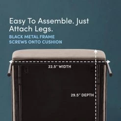 Ivory Faux Leather Tufted Armless Accent Chair by ELUXURY -Nexera Sales Store ivory faux leather eluxury accent chairs hac010fl18tn 1f 1000