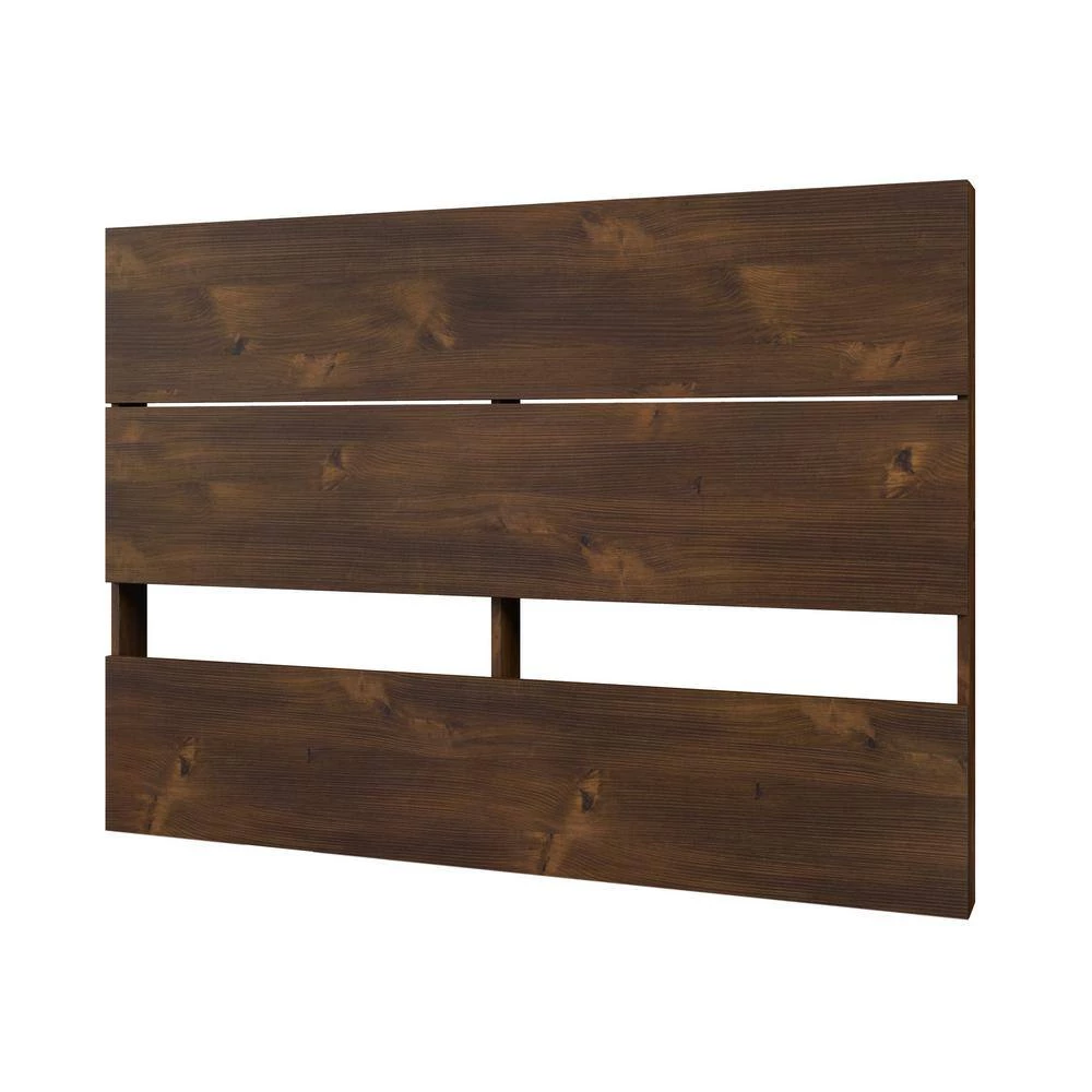 Bogota 76 in. W Truffle Laminate & Black Melamine Full Size Wood Frame Platform Bed with 3 Drawers and Headboard Truffle by Nexera 5 Bogota 76 in. W Truffle Laminate & Black Melamine Full Size Wood Frame Platform Bed with 3 Drawers and Headboard Truffle by Nexera - Image 3