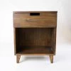 Solid Walnut Wood 22.5 in. H x 21 in. L x 18 in. W Nightstand with Drawer by ELUXURY 1 Solid Walnut Wood 22.5 in. H x 21 in. L x 18 in. W Nightstand with Drawer by ELUXURY -Nexera Sales Store walnut eluxury nightstands nightstand1d 64 1000