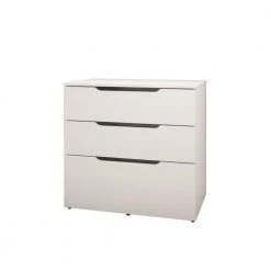 Arobas 48 in. Rectangular White Melamine Writing Desk with 3 Drawer Filing Cabinet by Nexera -Nexera Sales Store white melamine nexera computer desks 400648 c3 1000