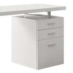 23.75 in. Rectangle White Wood 3-Drawer Computer Desk by Monarch Specialties 12 23.75 in. Rectangle White Wood 3-Drawer Computer Desk by Monarch Specialties -Nexera Sales Store white monarch specialties computer desks 2 x vm 7027 31 1000