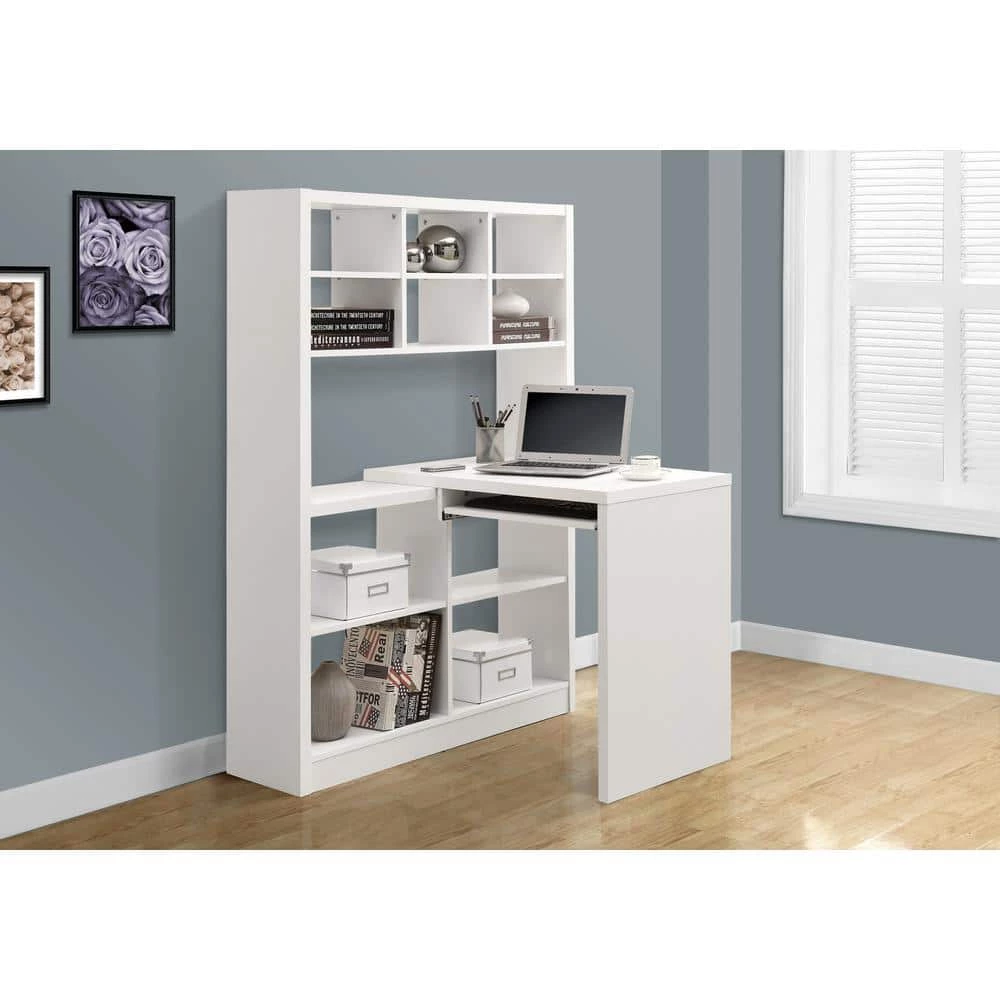 2-Piece White Office Suite by Monarch Specialties 4 2-Piece White Office Suite by Monarch Specialties - Image 2