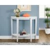 36 in. White Standard Half Moon Console Table with Storage by Monarch Specialties 1 36 in. White Standard Half Moon Console Table with Storage by Monarch Specialties -Nexera Sales Store white monarch specialties console tables i 2451 64 1000