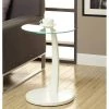 Bentwood White Glass Top End Table by Monarch Specialties 2 Bentwood White Glass Top End Table by Monarch Specialties -Nexera Sales Store white monarch specialties end side tables i 3017 64 1000