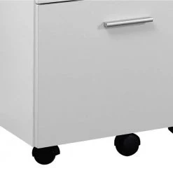 3-Drawer White Rolling Portable Filing Cabinet (3-Pack) by Monarch Specialties -Nexera Sales Store white monarch specialties file cabinets 3 x vm 7048 4f 1000