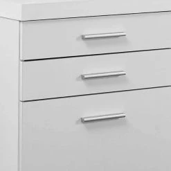 White 3-Drawer Rolling Portable Filing Cabinet, (4 Pack) by Monarch Specialties 12 White 3-Drawer Rolling Portable Filing Cabinet, (4 Pack) by Monarch Specialties -Nexera Sales Store white monarch specialties file cabinets 4 x vm 7048 4f 1000