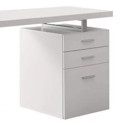 48 in. L White Hollow-Core Left or Right Facing Desk by Monarch Specialties -Nexera Sales Store white monarch specialties writing desks vm 7027 c3 1000